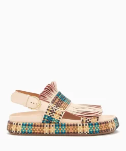 Ulla Johnson Alba Woven Fringe Sport Sandal