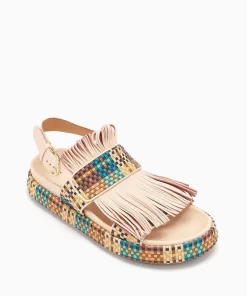 Ulla Johnson Alba Woven Fringe Sport Sandal