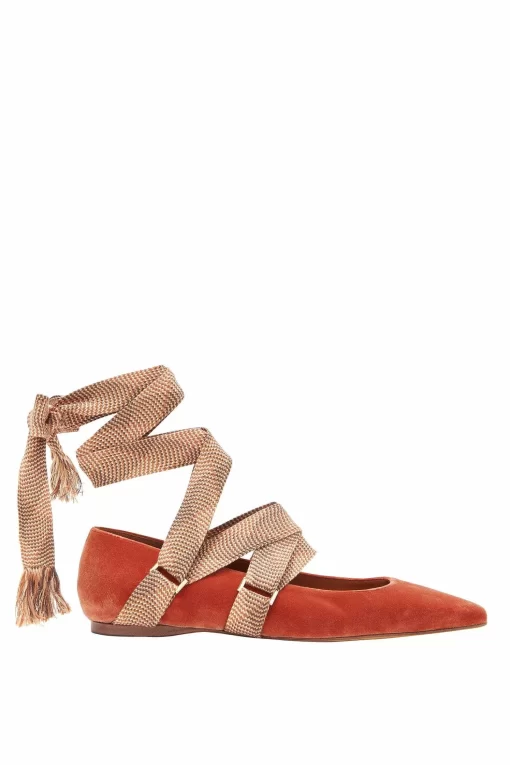 Ulla Johnson Arlo Ribbon Ballet Flat