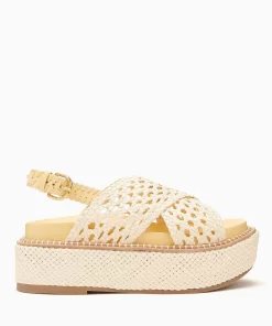 Ulla Johnson Gili Woven Leather Flatform