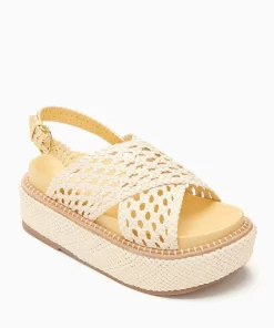 Ulla Johnson Gili Woven Leather Flatform