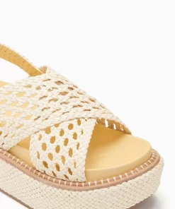 Ulla Johnson Gili Woven Leather Flatform