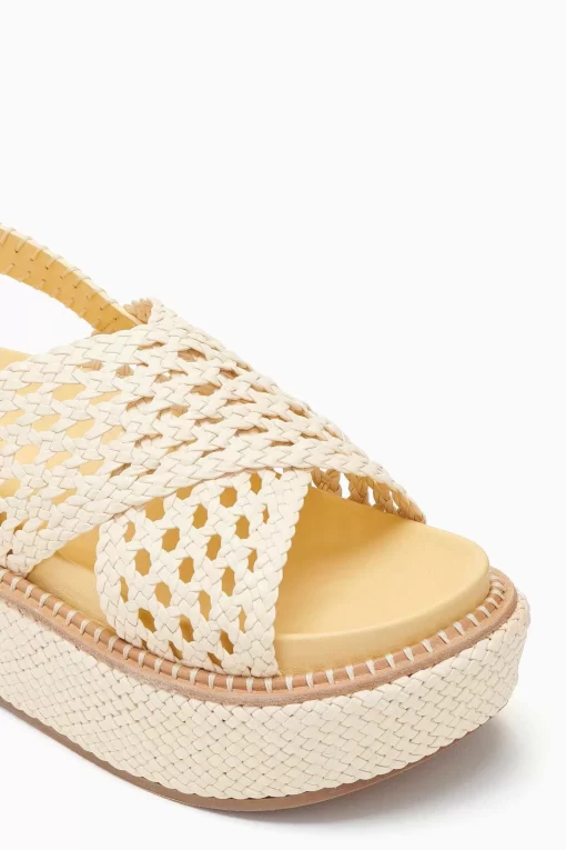 Ulla Johnson Gili Woven Leather Flatform