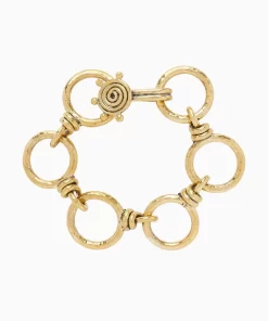 Ulla Johnson Hammered Circle Chain Armband