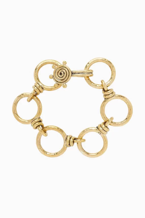 Ulla Johnson Hammered Circle Chain Armband