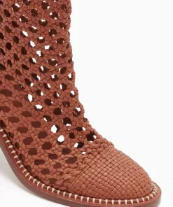 Ulla Johnson Hannah Woven Leather High Heel Boot