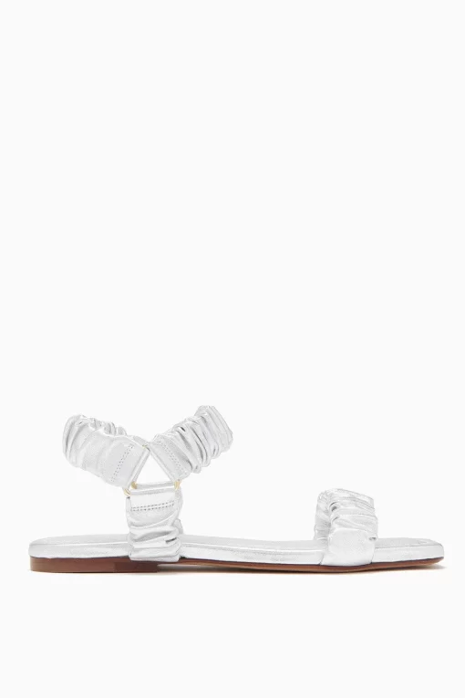 Ulla Johnson Isabella Ruched Flat Sandal