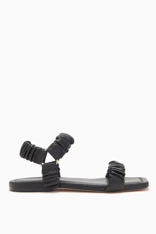 Ulla Johnson Isabella Ruched Flat Sandal