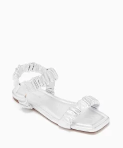 Ulla Johnson Isabella Ruched Flat Sandal