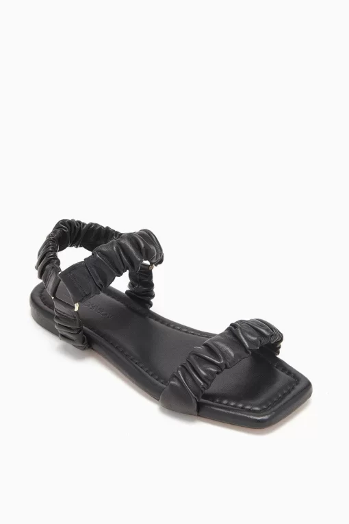 Ulla Johnson Isabella Ruched Flat Sandal