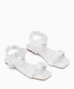 Ulla Johnson Isabella Ruched Flat Sandal