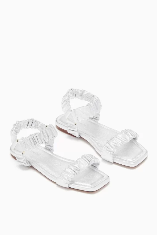 Ulla Johnson Isabella Ruched Flat Sandal