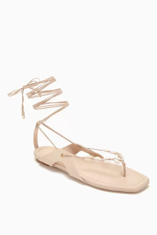 Ulla Johnson Romina Shell Laceup Sandal