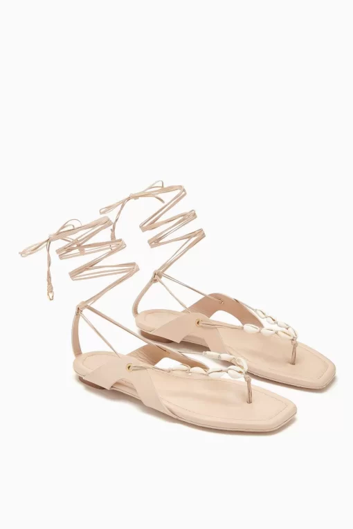 Ulla Johnson Romina Shell Laceup Sandal