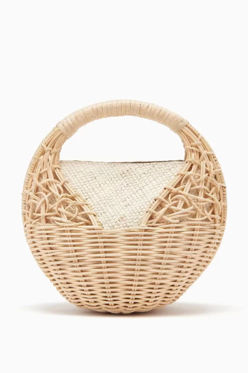 Ulla Johnson Sea Shell Wicker Bag