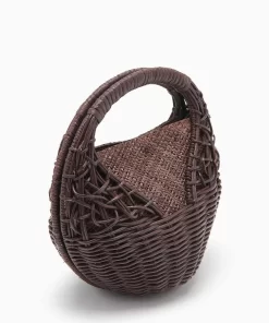 Ulla Johnson Sea Shell Wicker Bag