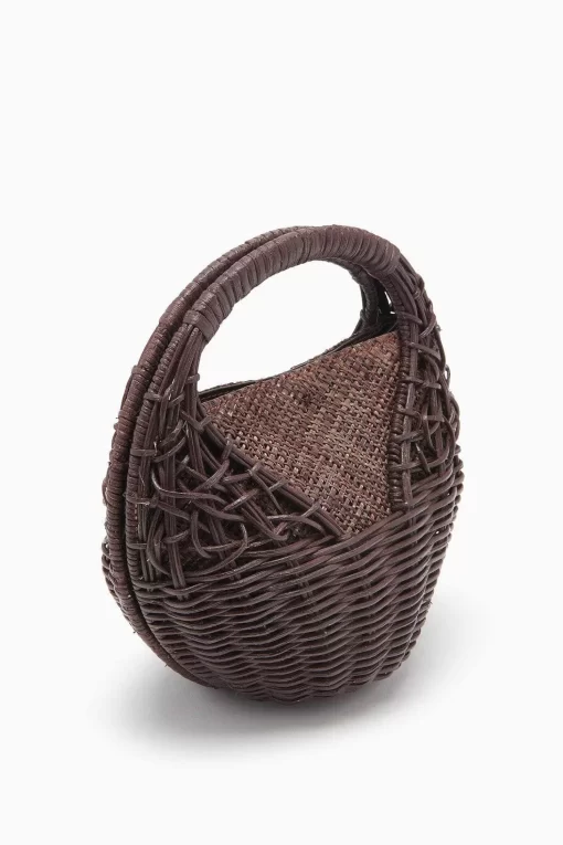 Ulla Johnson Sea Shell Wicker Bag