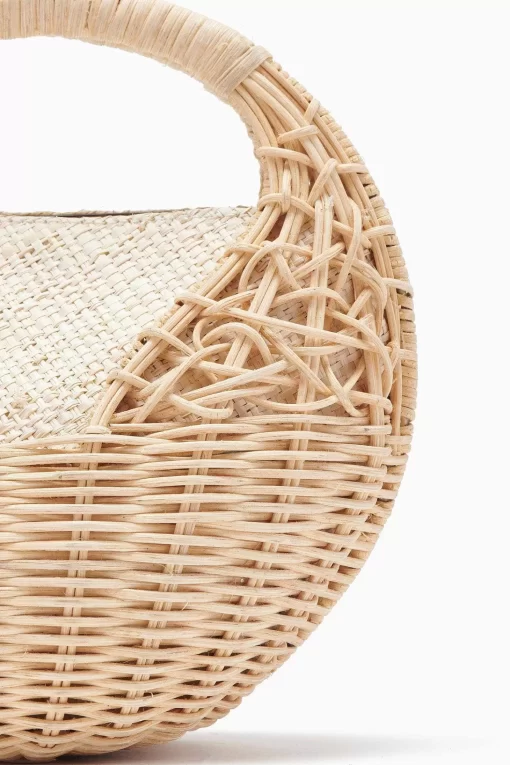 Ulla Johnson Sea Shell Wicker Bag