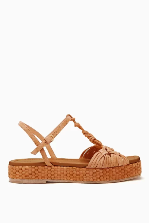 Ulla Johnson Shayna Macrame Flettet Flatform