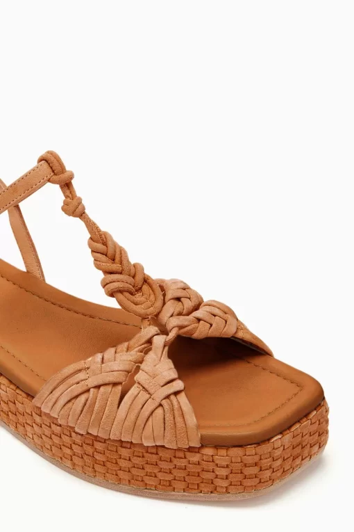 Ulla Johnson Shayna Macrame Flettet Flatform