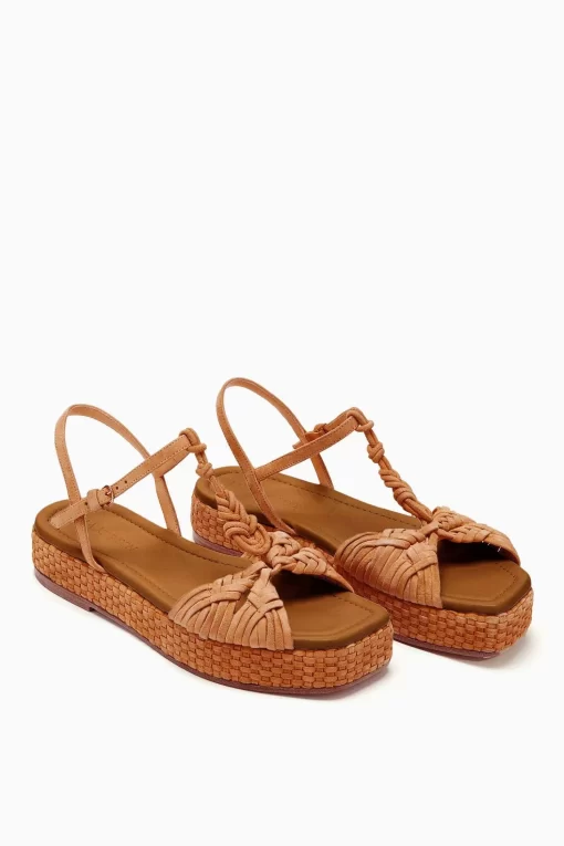 Ulla Johnson Shayna Macrame Flettet Flatform