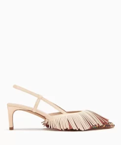 Ulla Johnson Shira Woven Fringe Slingback