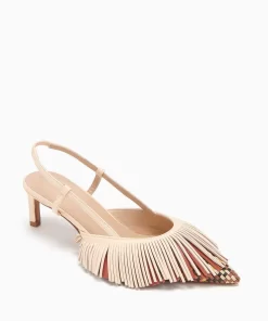 Ulla Johnson Shira Woven Fringe Slingback