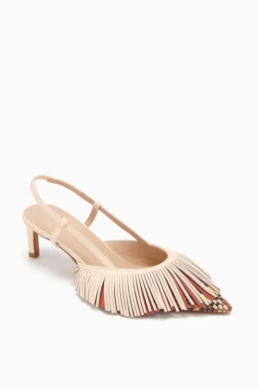 Ulla Johnson Shira Woven Fringe Slingback