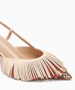 Ulla Johnson Shira Woven Fringe Slingback